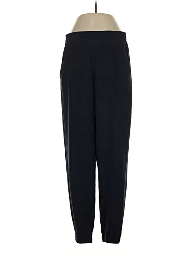 Pre-owned Athleta Track Pants In Black