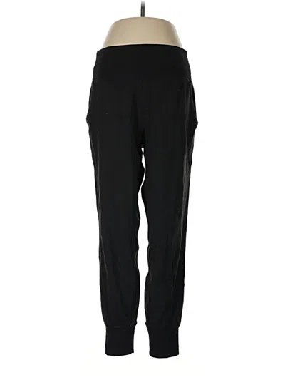 Pre-owned Athleta Track Pants In Black