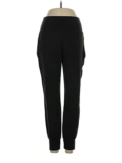 Pre-owned Athleta Track Pants In Black