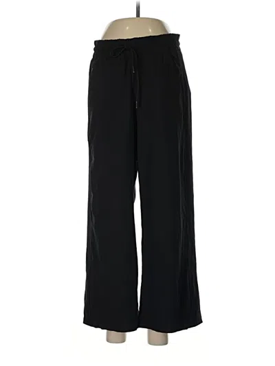 Pre-owned Athleta Track Pants In Black