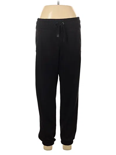Pre-owned Athleta Track Pants In Black