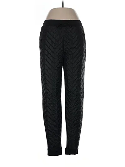 Pre-owned Athleta Track Pants In Black