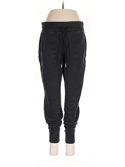 Pre-owned Athleta Track Pants In Black