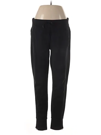 Pre-owned Athleta Track Pants In Black