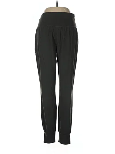 Pre-owned Athleta Track Pants In Black