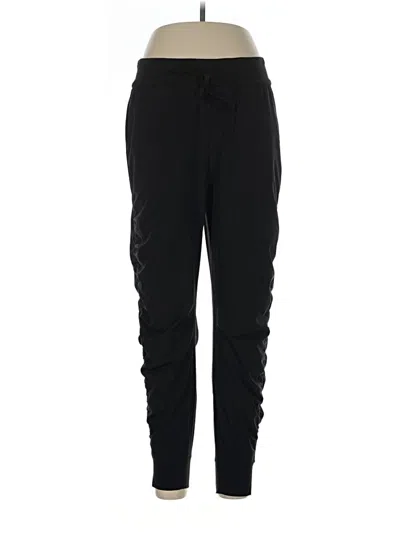 Pre-owned Athleta Track Pants In Black