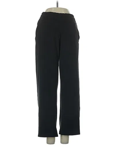 Pre-owned Athleta Track Pants In Black