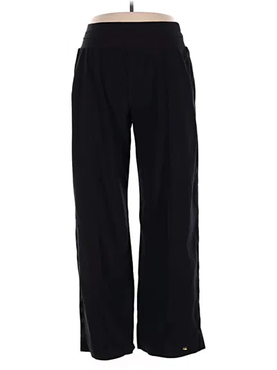 Pre-owned Athleta Track Pants In Black