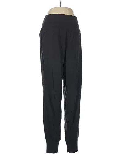 Pre-owned Athleta Track Pants In Black