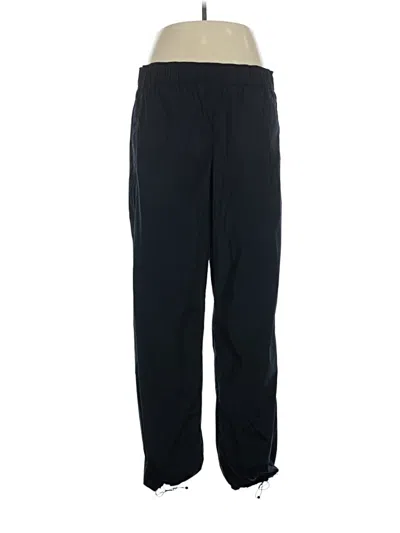 Pre-owned Athleta Track Pants In Black