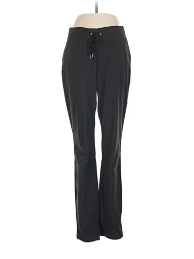 Pre-owned Athleta Track Pants In Black