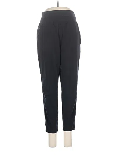 Pre-owned Athleta Track Pants In Black