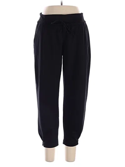 Pre-owned Athleta Track Pants In Black
