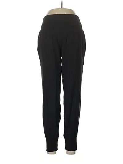 Pre-owned Athleta Track Pants In Black