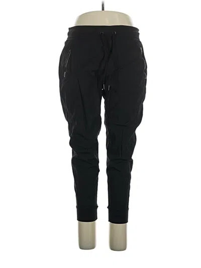 Pre-owned Athleta Track Pants In Black