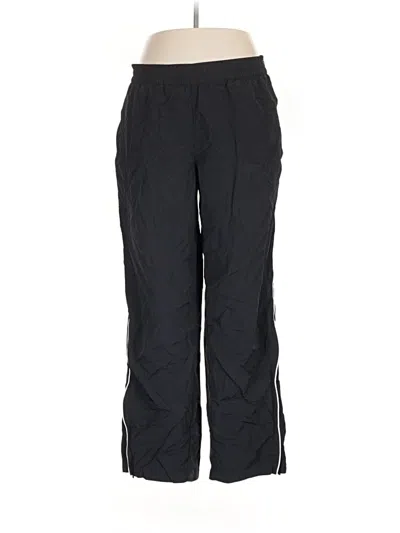 Pre-owned Athleta Track Pants In Black
