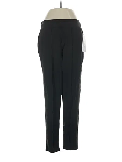 Pre-owned Athleta Track Pants In Black