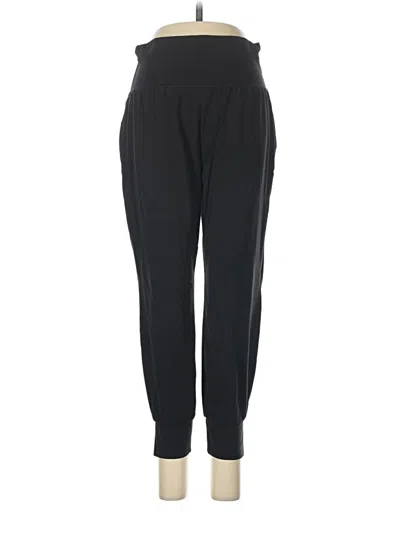 Pre-owned Athleta Track Pants In Black
