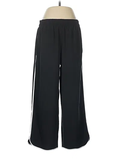 Pre-owned Athleta Track Pants In Black