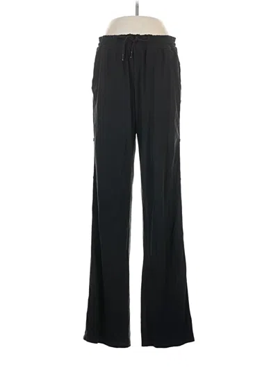 Pre-owned Athleta Track Pants In Black