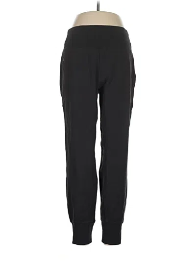 Pre-owned Athleta Track Pants In Black