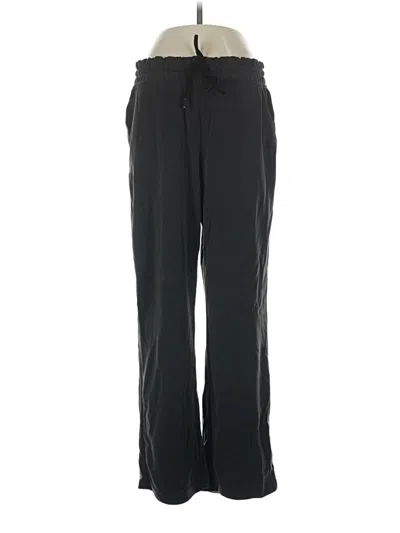 Pre-owned Athleta Track Pants In Black