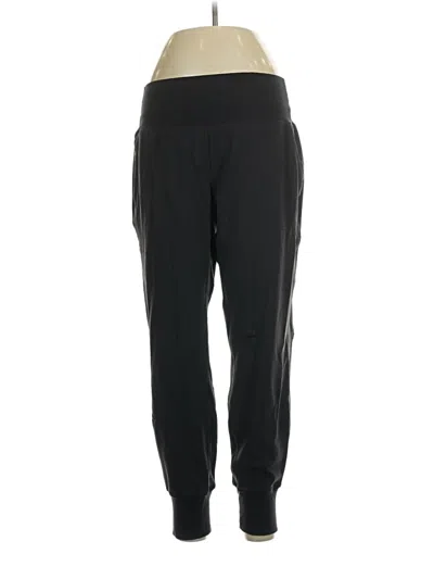Pre-owned Athleta Track Pants In Black