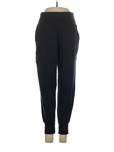 Pre-owned Athleta Track Pants In Black