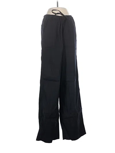 Pre-owned Athleta Track Pants In Black