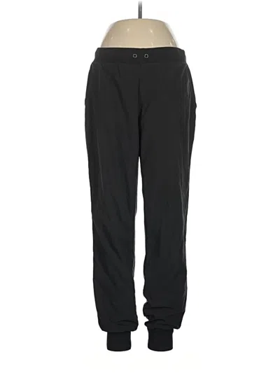 Pre-owned Athleta Track Pants In Black