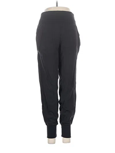 Pre-owned Athleta Track Pants In Black