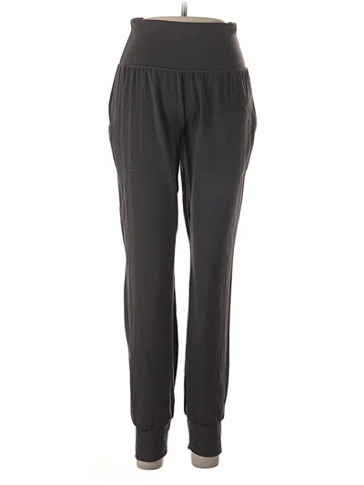 Pre-owned Athleta Track Pants In Black