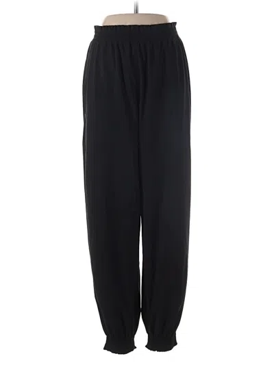 Pre-owned Athleta Track Pants In Black