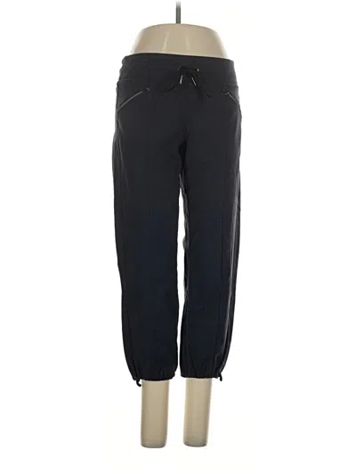 Pre-owned Athleta Track Pants In Black