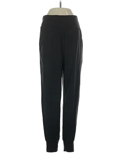 Pre-owned Athleta Track Pants In Black