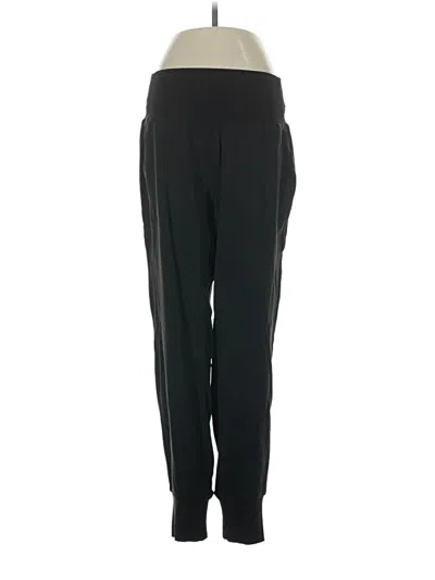 Pre-owned Athleta Track Pants In Black