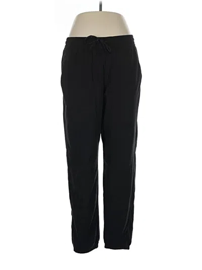 Pre-owned Athleta Track Pants In Black
