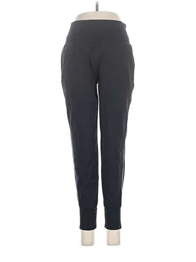 Pre-owned Athleta Track Pants In Black
