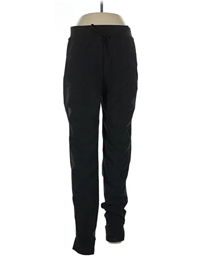 Pre-owned Athleta Track Pants In Black