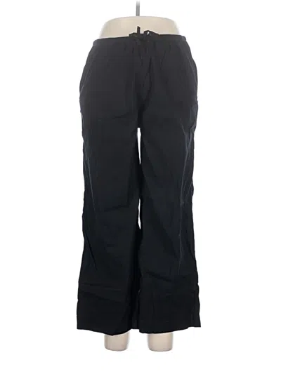 Pre-owned Athleta Track Pants In Black