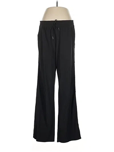 Pre-owned Athleta Track Pants In Black
