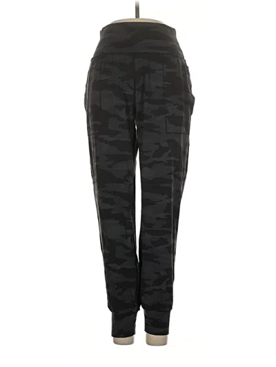 Pre-owned Athleta Track Pants In Black
