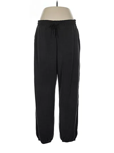 Pre-owned Athleta Track Pants In Black