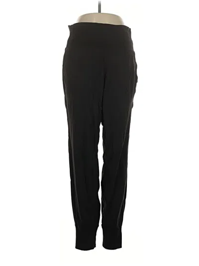 Pre-owned Athleta Track Pants In Black