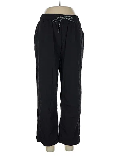 Pre-owned Athleta Track Pants In Black