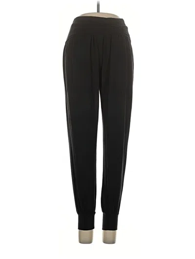 Pre-owned Athleta Track Pants In Black