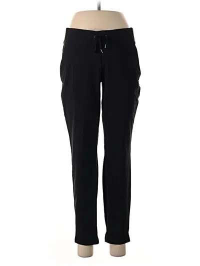 Pre-owned Athleta Track Pants In Black