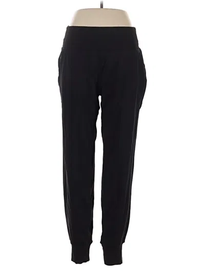 Pre-owned Athleta Track Pants In Black