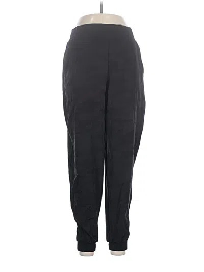Pre-owned Athleta Track Pants In Black