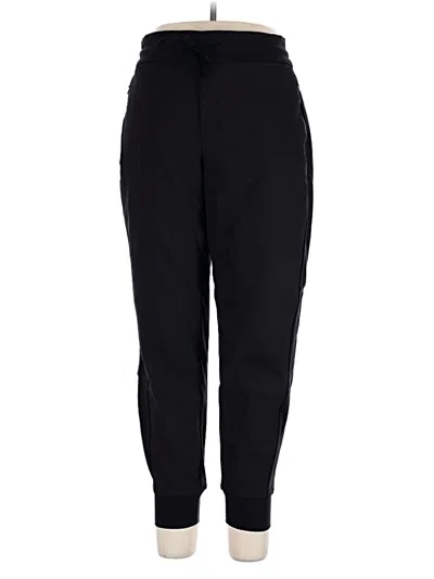 Pre-owned Athleta Track Pants In Black